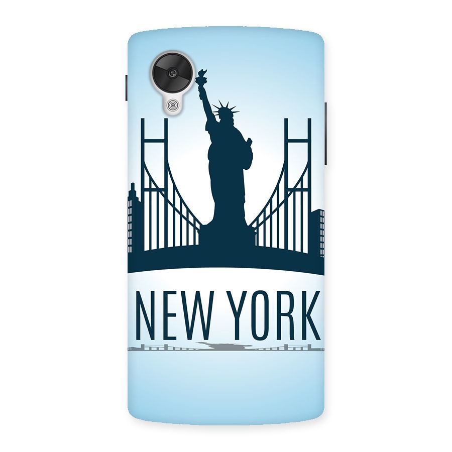 New York Skyline Back Case for Google Nexsus 5