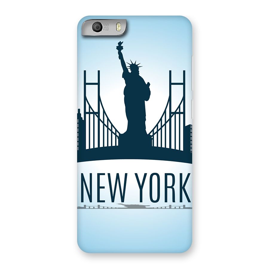 New York Skyline Back Case for Micromax Canvas Knight 2