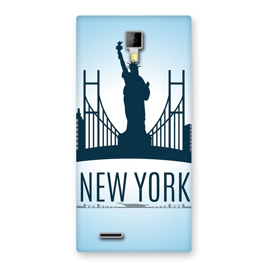 New York Skyline Back Case for Micromax Canvas Xpress A99