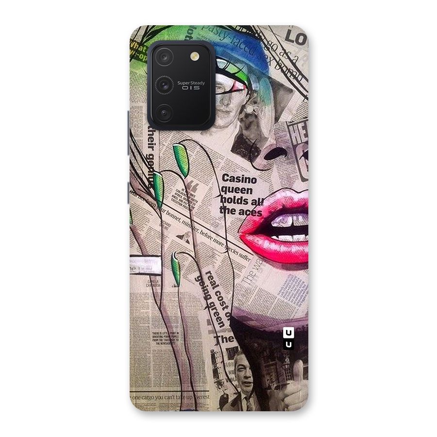 Newspaper Girl Art Back Case for Galaxy S10 Lite
