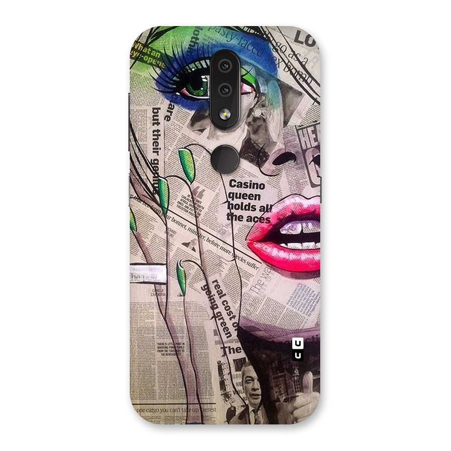 Newspaper Girl Art Back Case for Nokia 4.2