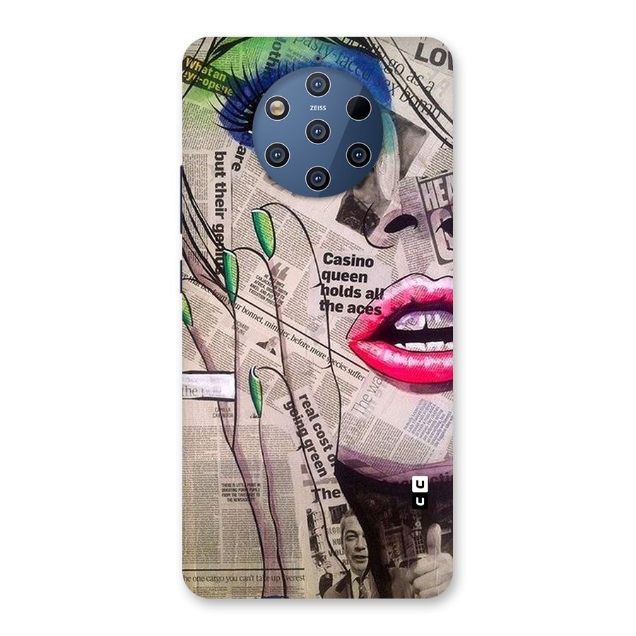 Newspaper Girl Art Back Case for Nokia 9 PureView