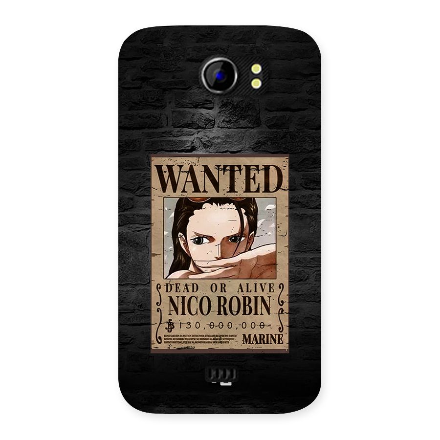 Nico Robin Wanted Back Case for Canvas 2 A110