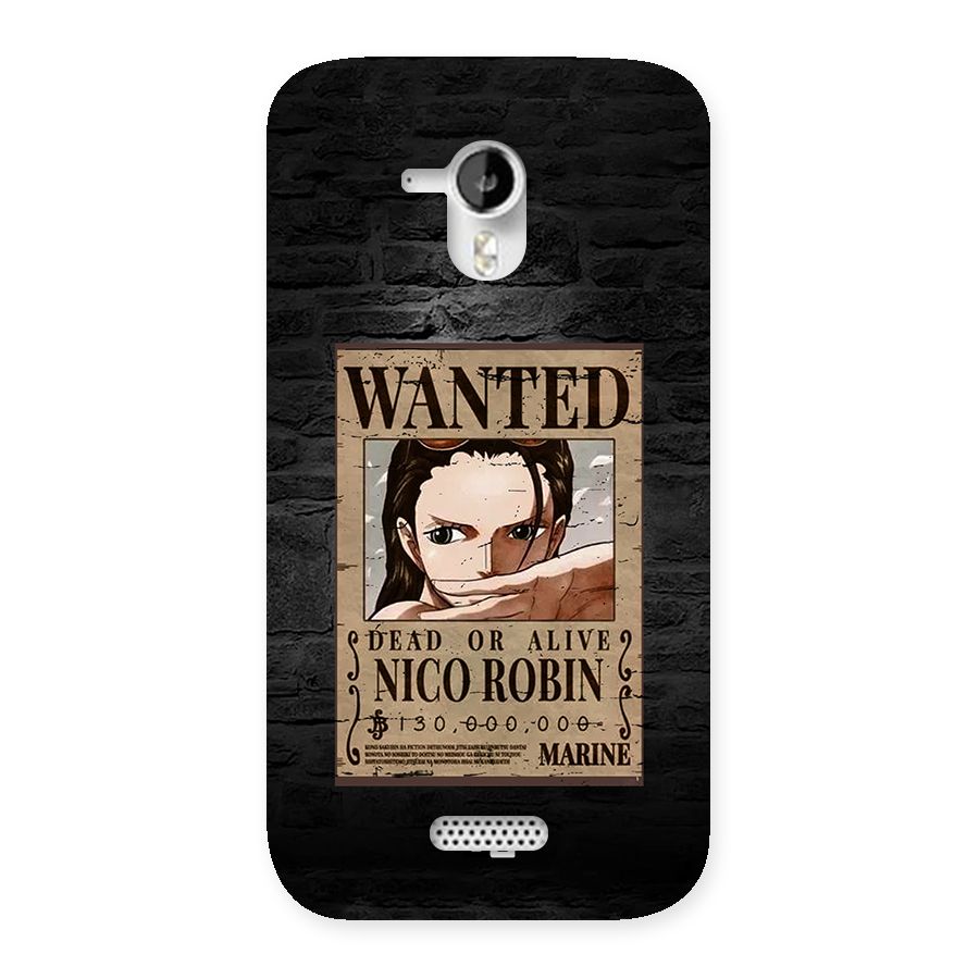 Nico Robin Wanted Back Case for Canvas HD A116