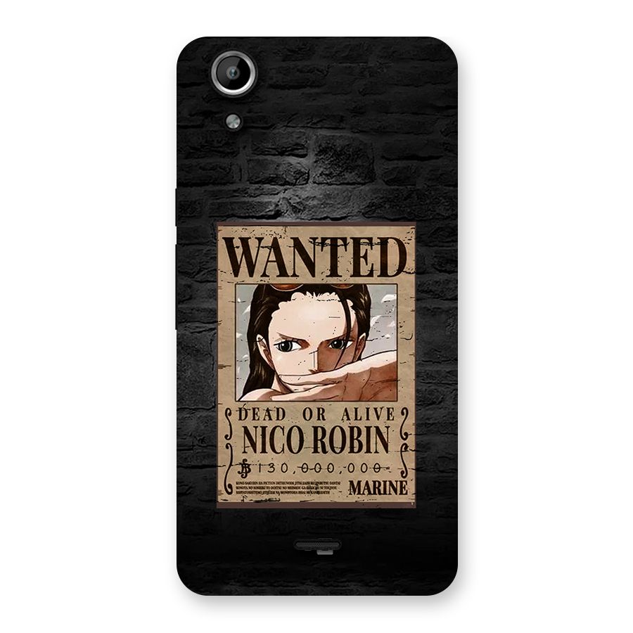 Nico Robin Wanted Back Case for Canvas Selfie Lens Q345