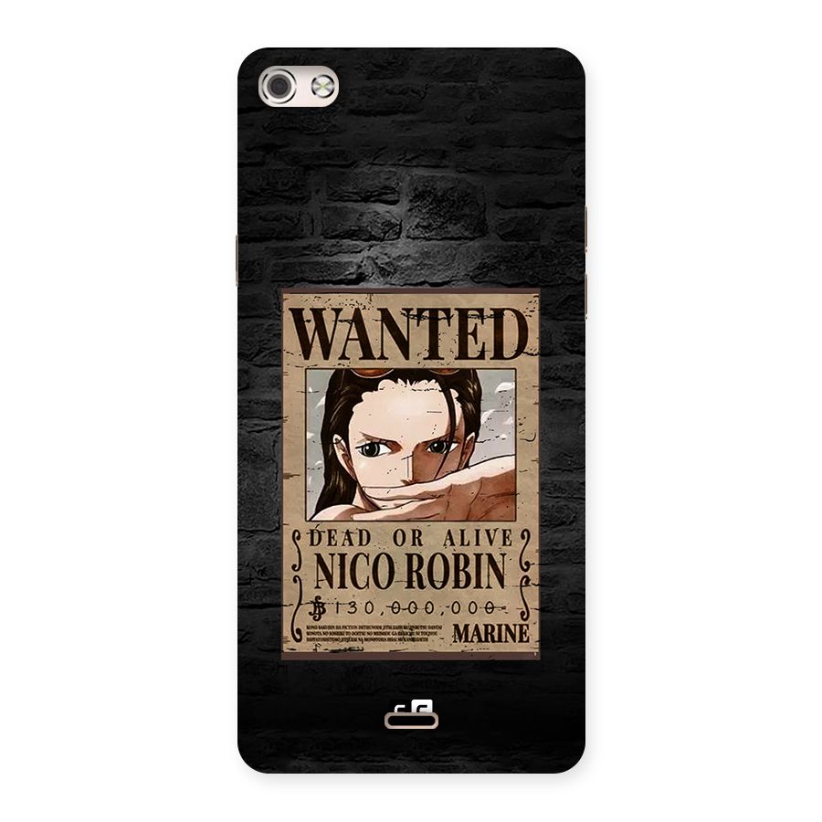 Nico Robin Wanted Back Case for Canvas Silver 5