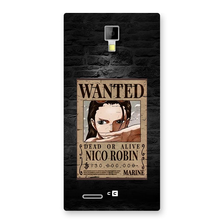 Nico Robin Wanted Back Case for Canvas Xpress A99