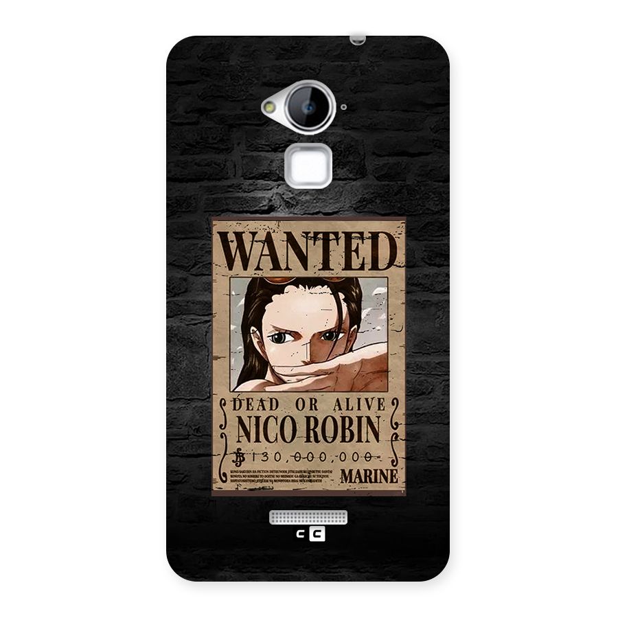 Nico Robin Wanted Back Case for Coolpad Note 3