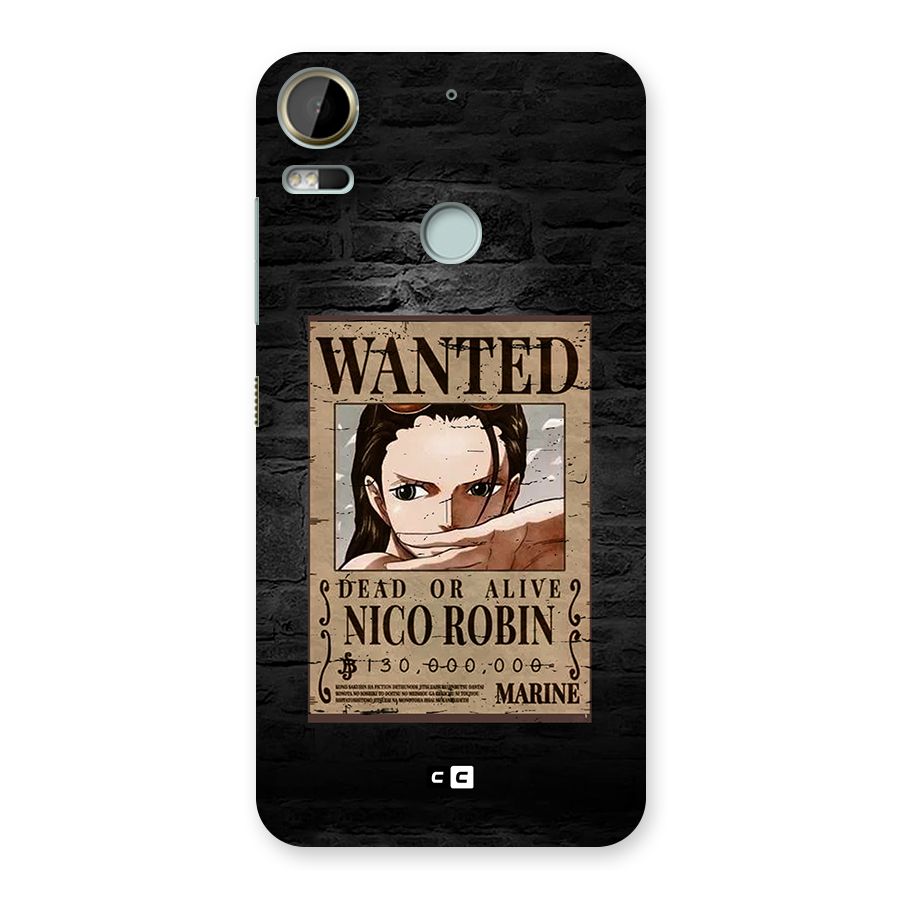 Nico Robin Wanted Back Case for Desire 10 Pro