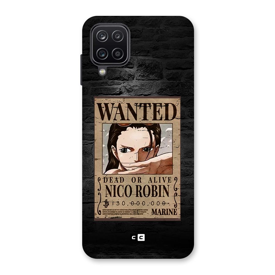 Nico Robin Wanted Back Case for Galaxy A12