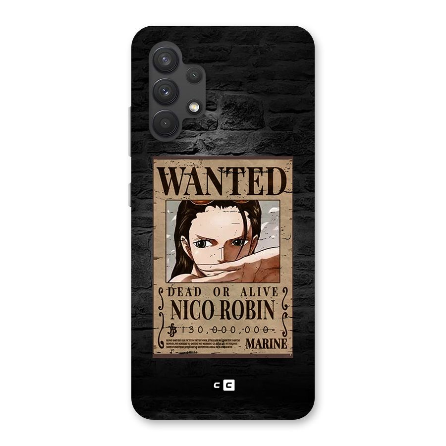 Nico Robin Wanted Back Case for Galaxy A32