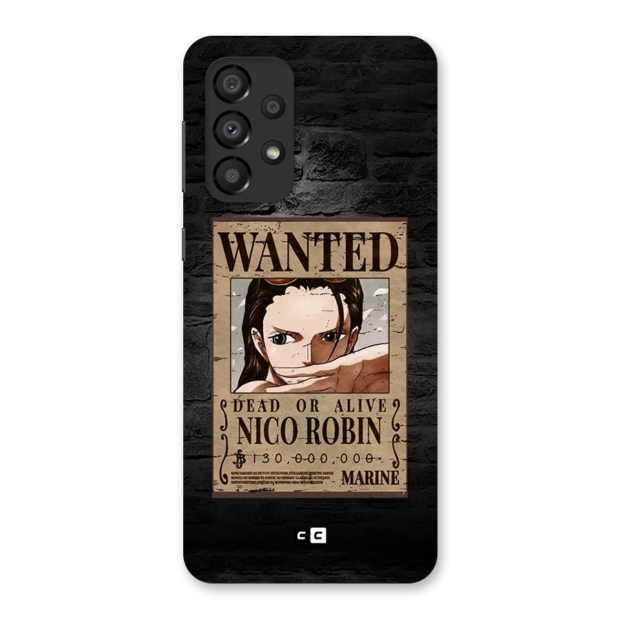 Nico Robin Wanted Back Case for Galaxy A33 5G