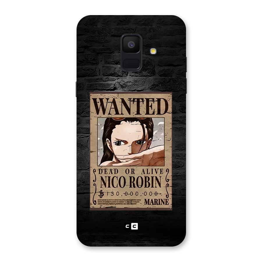Nico Robin Wanted Back Case for Galaxy A6 (2018)
