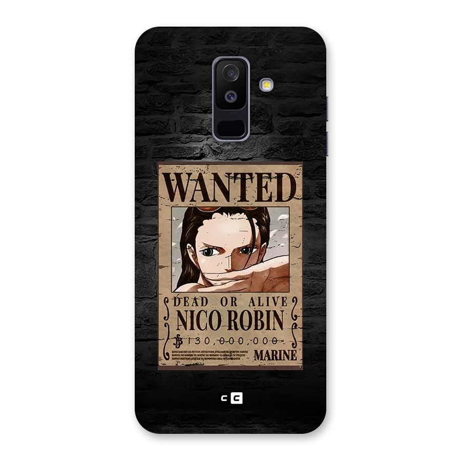 Nico Robin Wanted Back Case for Galaxy A6 Plus
