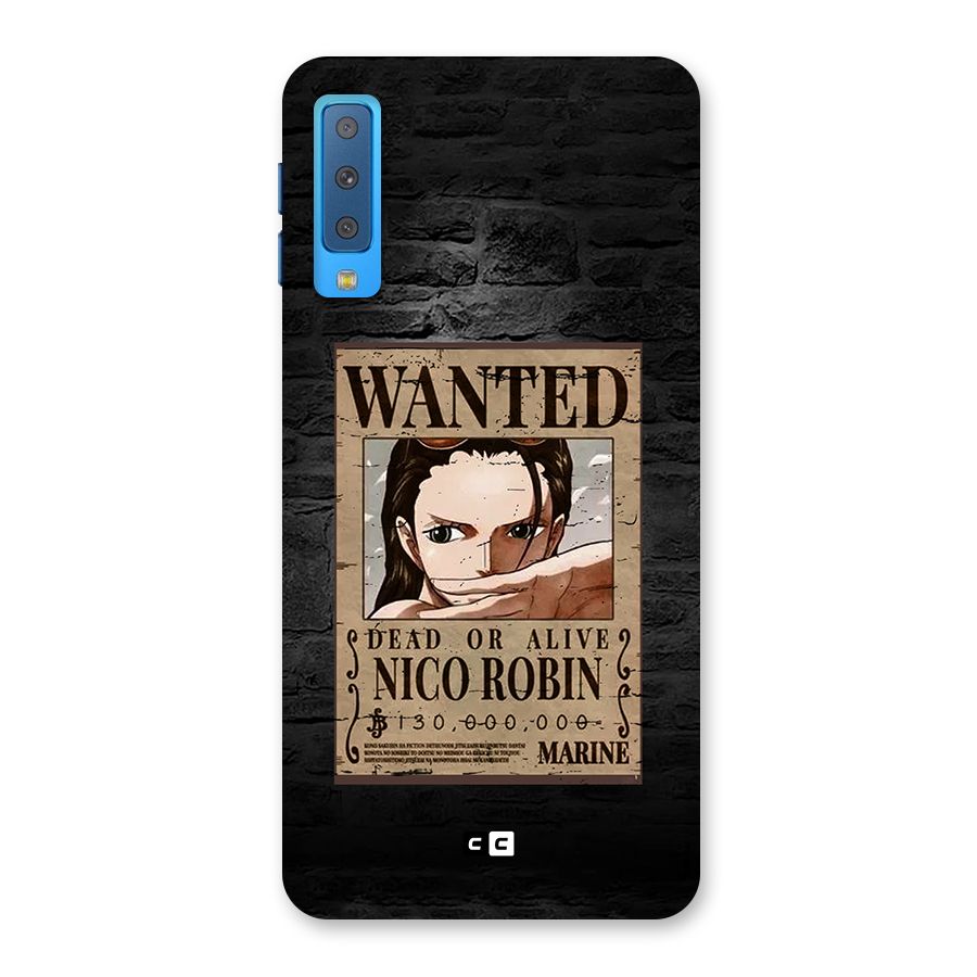 Nico Robin Wanted Back Case for Galaxy A7 (2018)