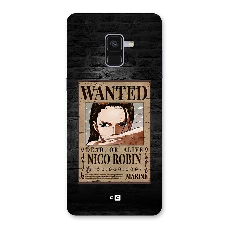 Nico Robin Wanted Back Case for Galaxy A8 Plus