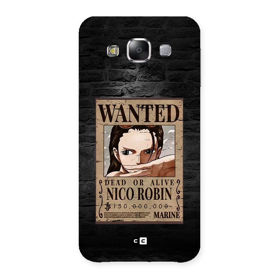 Nico Robin Wanted Back Case for Galaxy E5