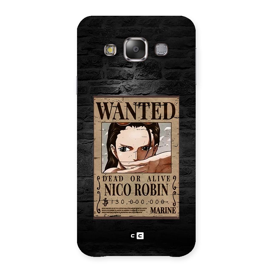 Nico Robin Wanted Back Case for Galaxy E7
