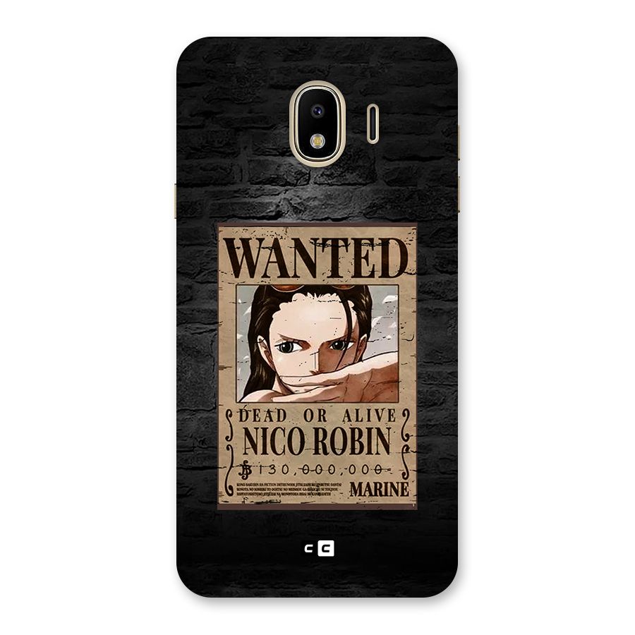 Nico Robin Wanted Back Case for Galaxy J4