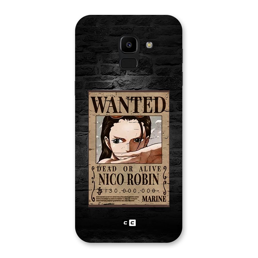 Nico Robin Wanted Back Case for Galaxy J6