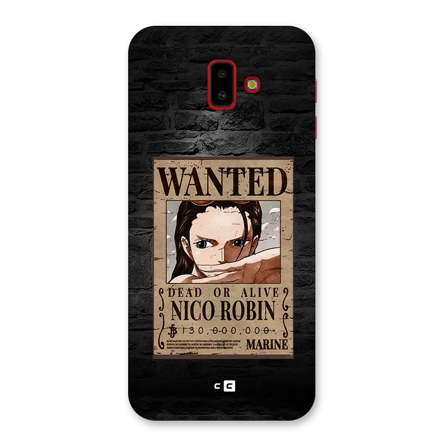 Nico Robin Wanted Back Case for Galaxy J6 Plus