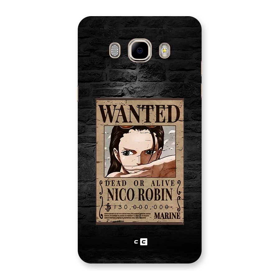 Nico Robin Wanted Back Case for Galaxy J7 2016
