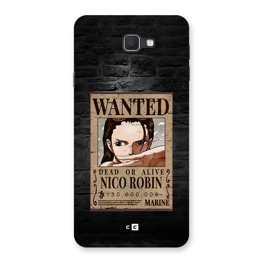 Nico Robin Wanted Back Case for Galaxy J7 Prime