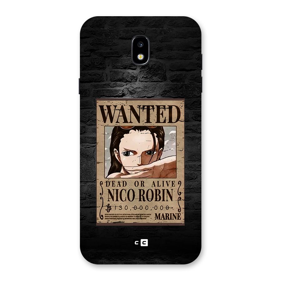 Nico Robin Wanted Back Case for Galaxy J7 Pro