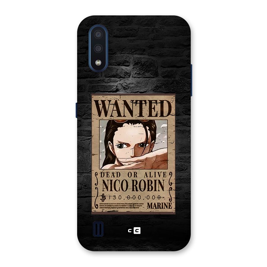 Nico Robin Wanted Back Case for Galaxy M01