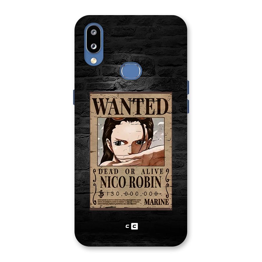Nico Robin Wanted Back Case for Galaxy M01s
