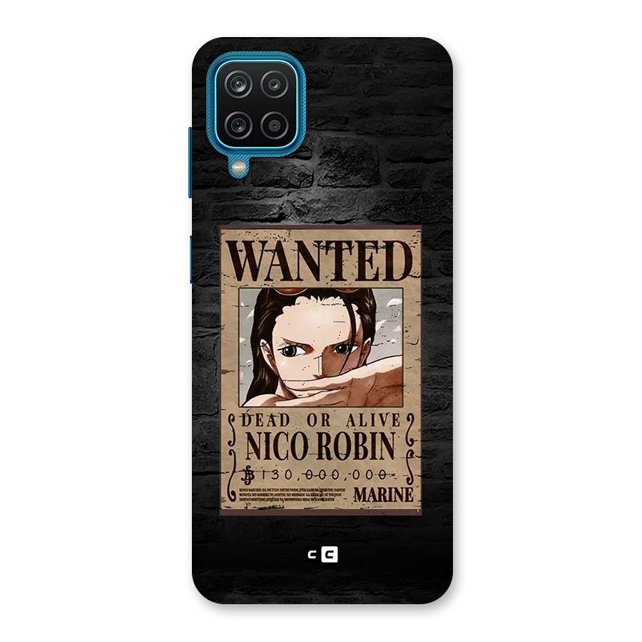 Nico Robin Wanted Back Case for Galaxy M12