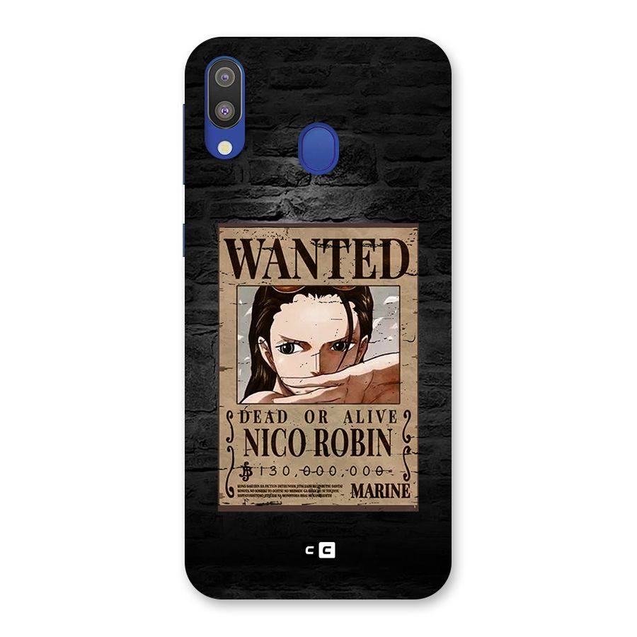 Nico Robin Wanted Back Case for Galaxy M20