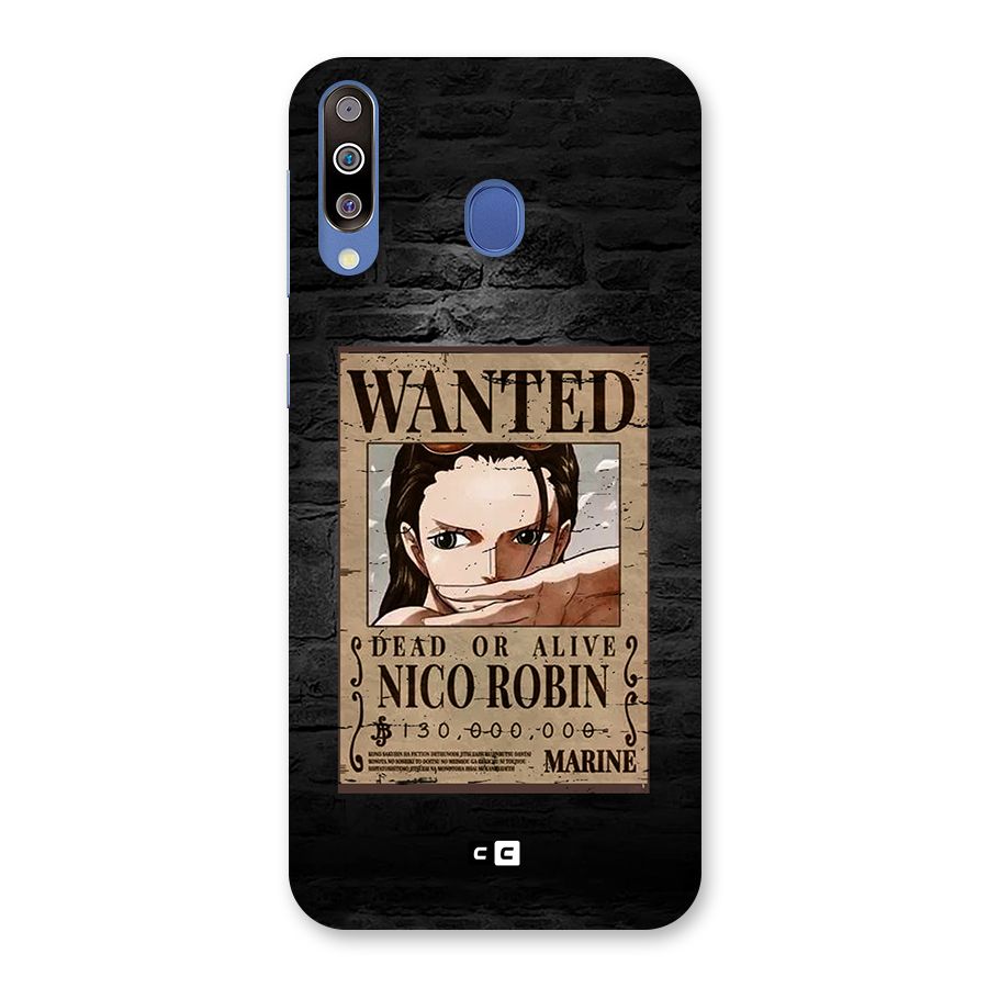 Nico Robin Wanted Back Case for Galaxy M30