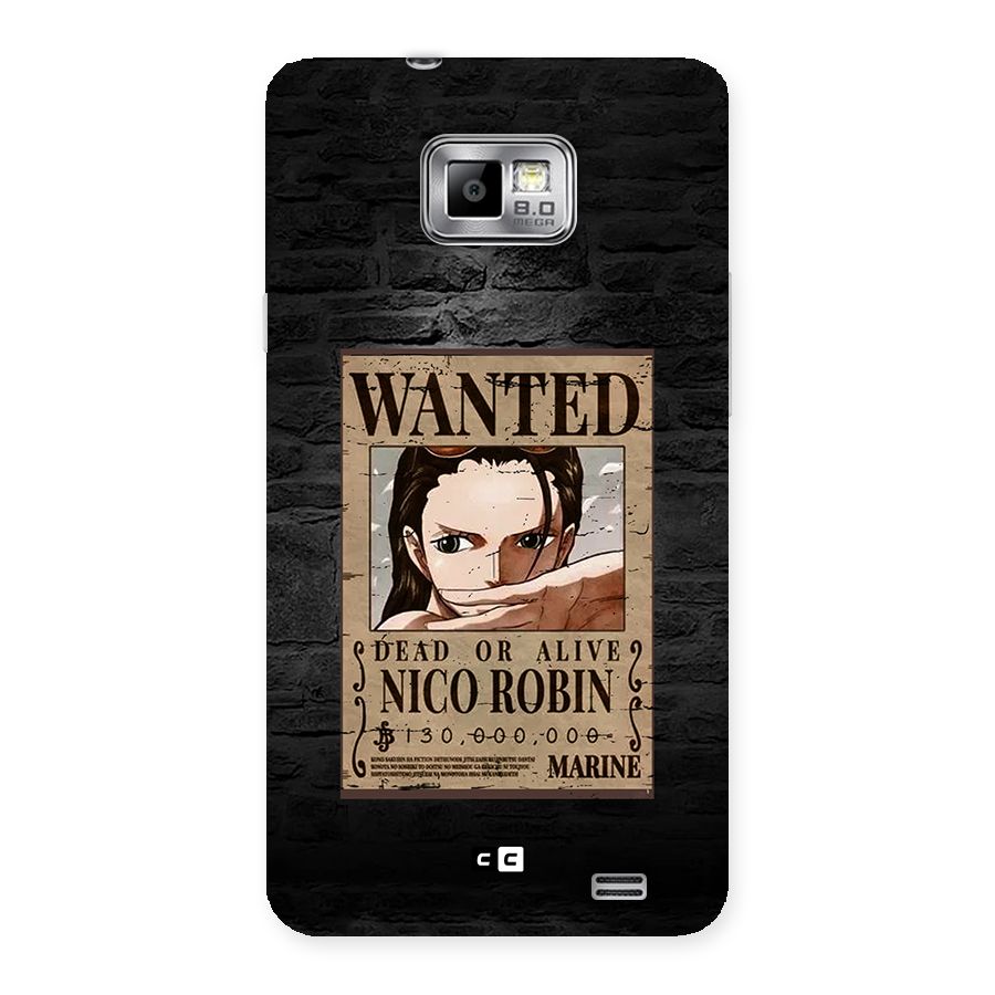 Nico Robin Wanted Back Case for Galaxy S2