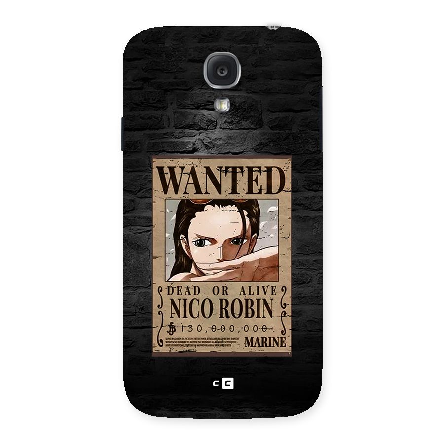 Nico Robin Wanted Back Case for Galaxy S4