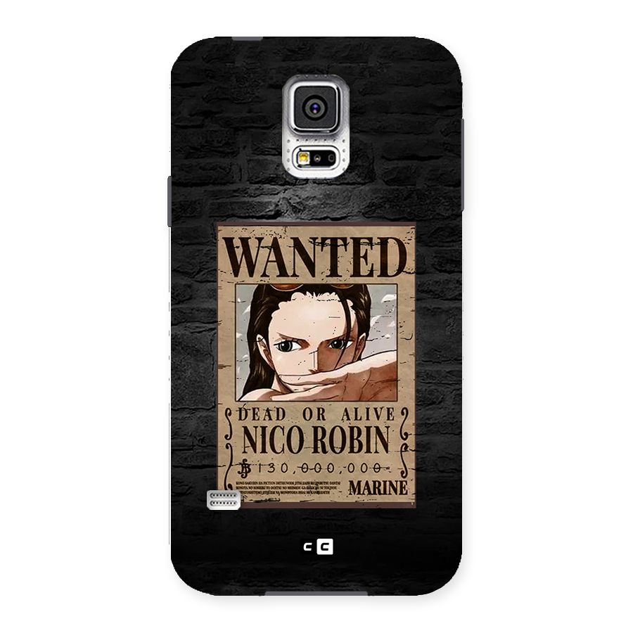 Nico Robin Wanted Back Case for Galaxy S5