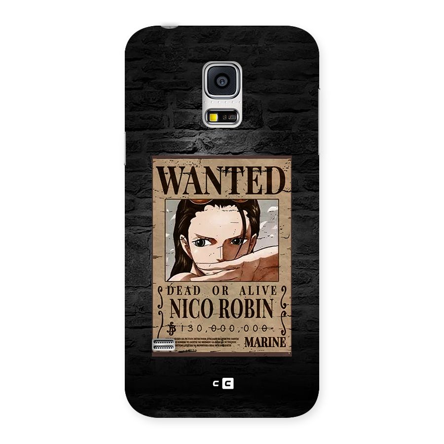 Nico Robin Wanted Back Case for Galaxy S5 Mini