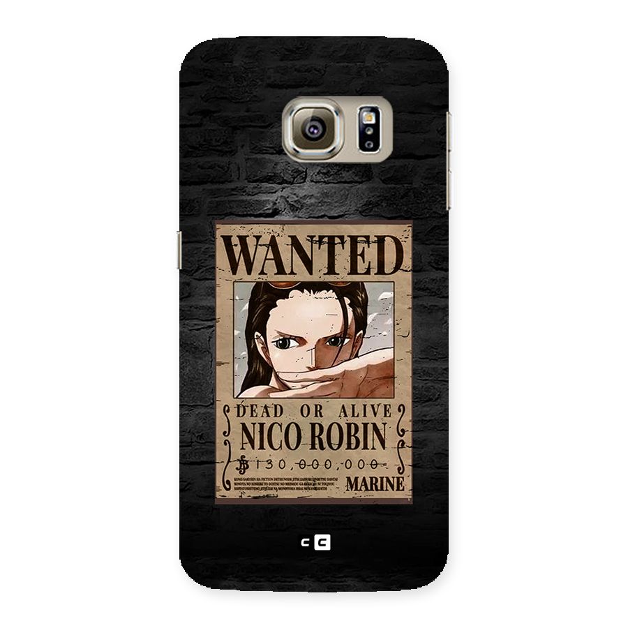 Nico Robin Wanted Back Case for Galaxy S6 edge