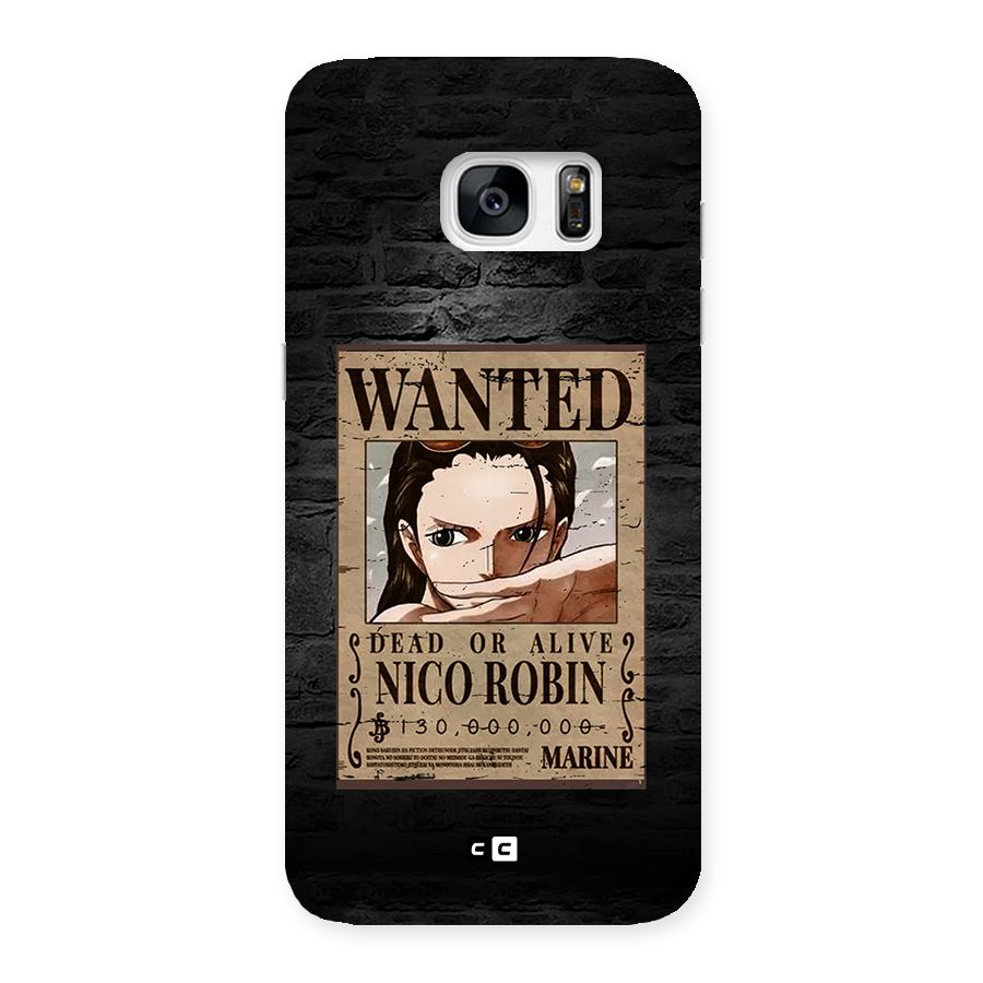 Nico Robin Wanted Back Case for Galaxy S7 Edge