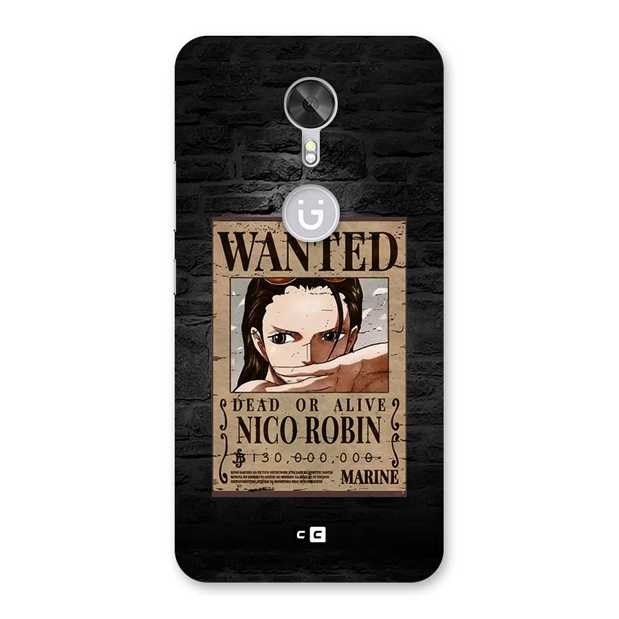 Nico Robin Wanted Back Case for Gionee A1