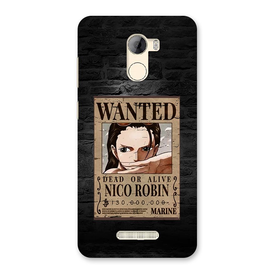 Nico Robin Wanted Back Case for Gionee A1 LIte