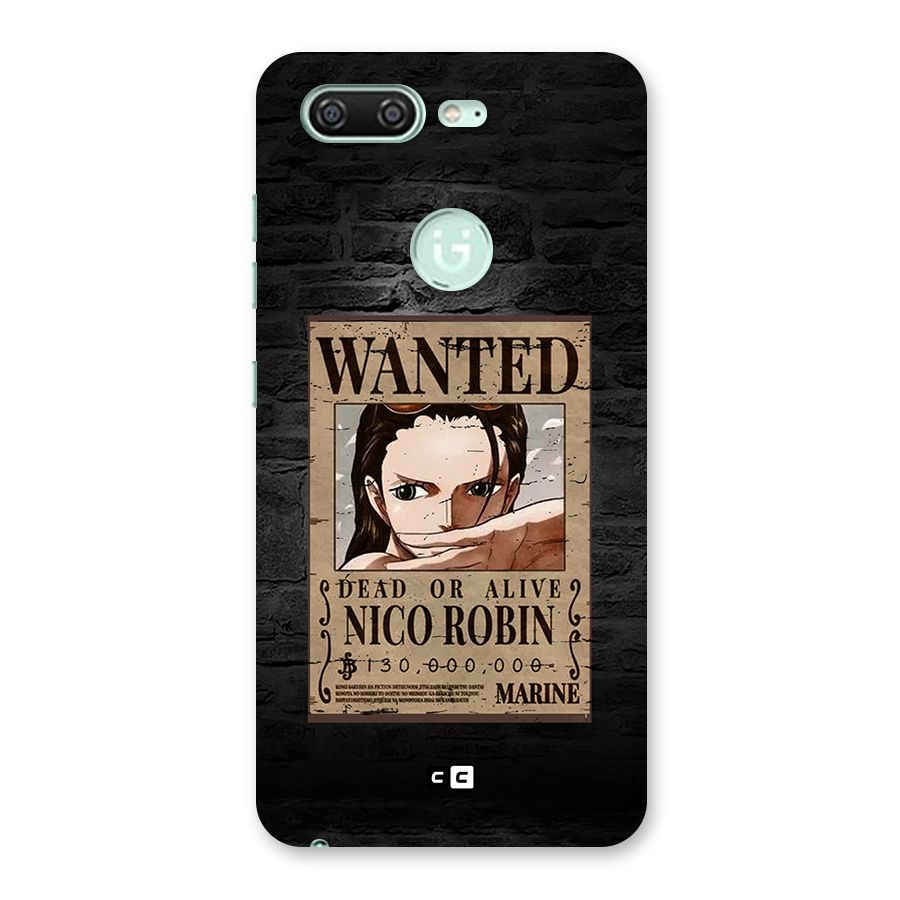 Nico Robin Wanted Back Case for Gionee S10