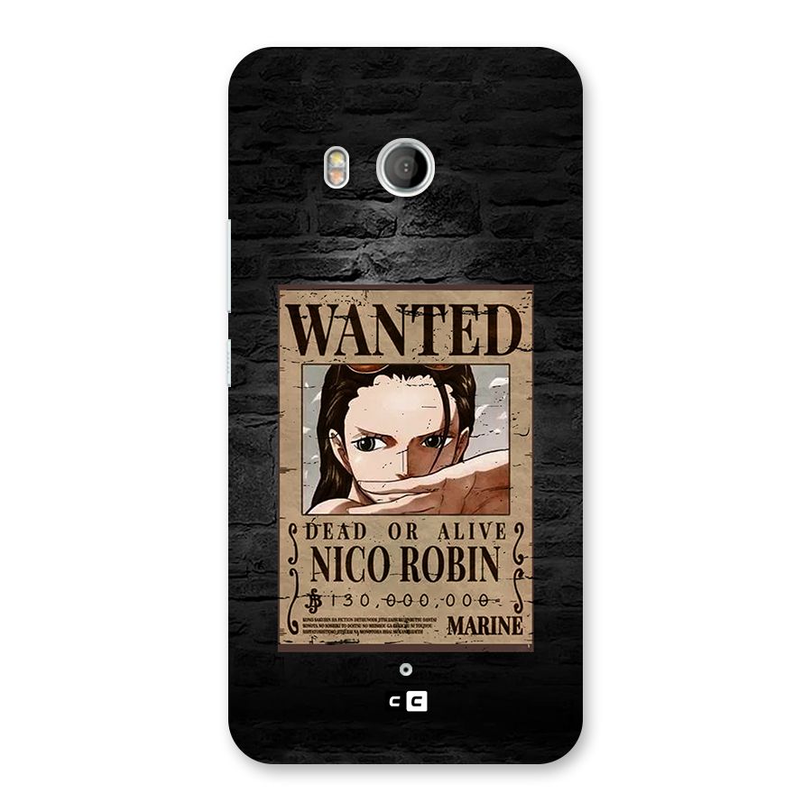 Nico Robin Wanted Back Case for HTC U11