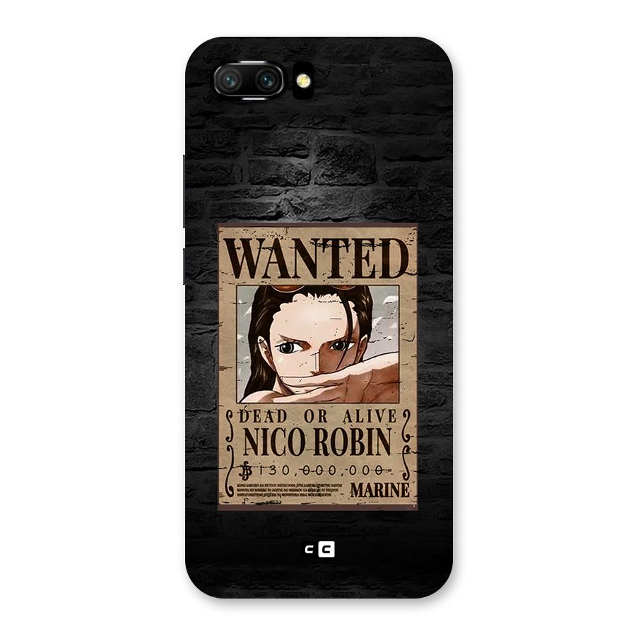Nico Robin Wanted Back Case for Honor 10