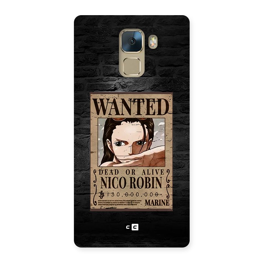 Nico Robin Wanted Back Case for Honor 7