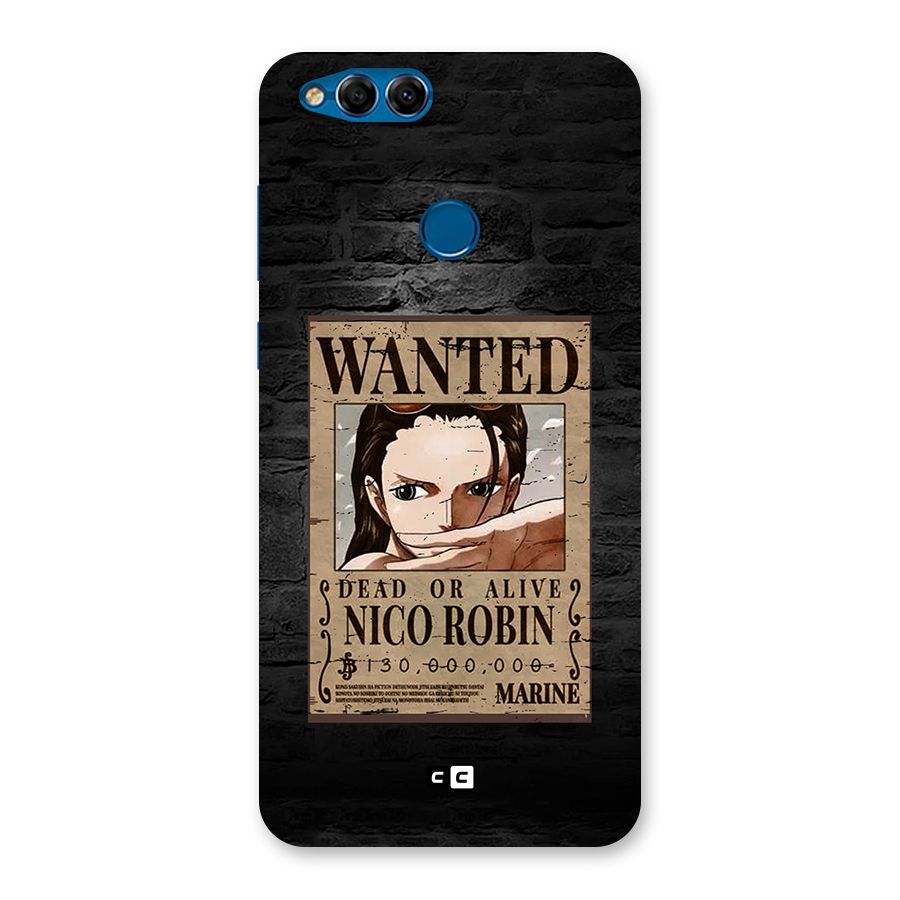 Nico Robin Wanted Back Case for Honor 7X