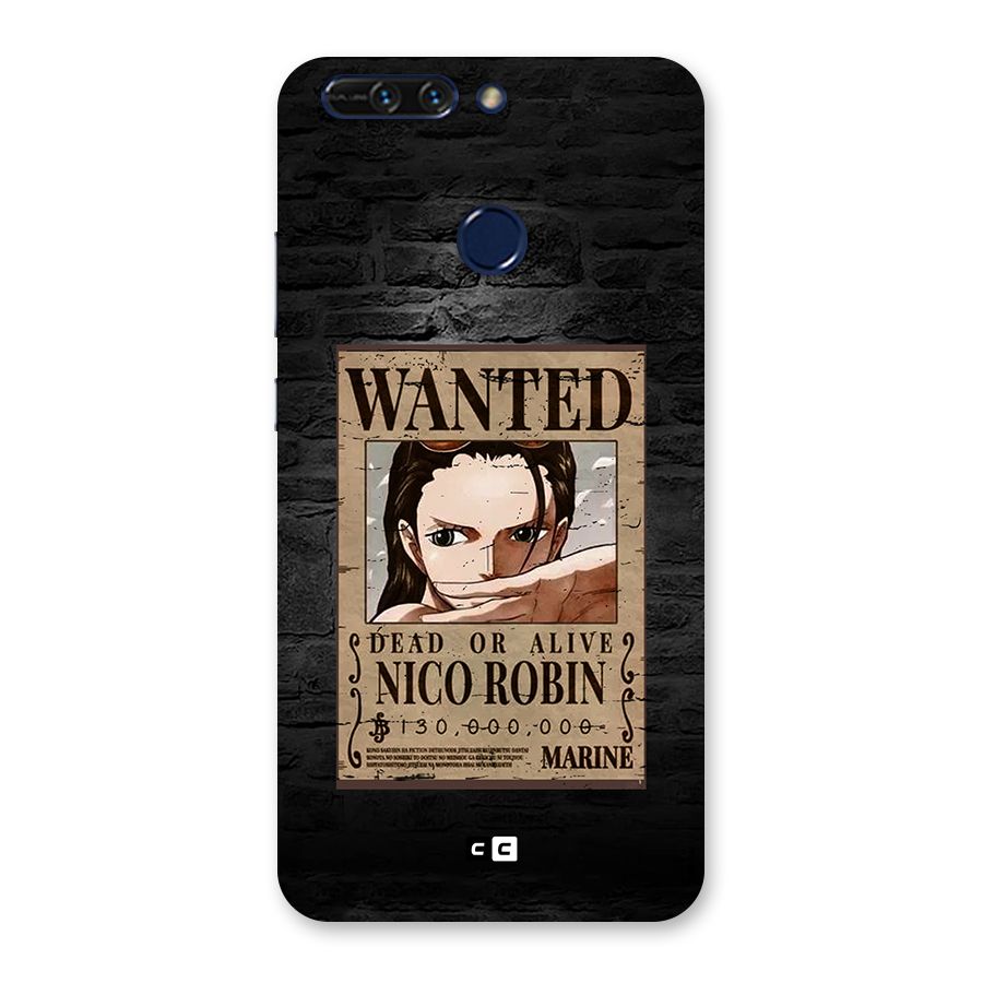 Nico Robin Wanted Back Case for Honor 8 Pro