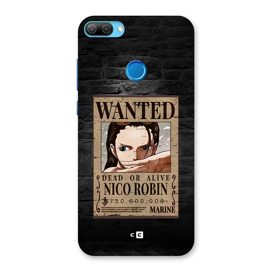 Nico Robin Wanted Back Case for Honor 9N