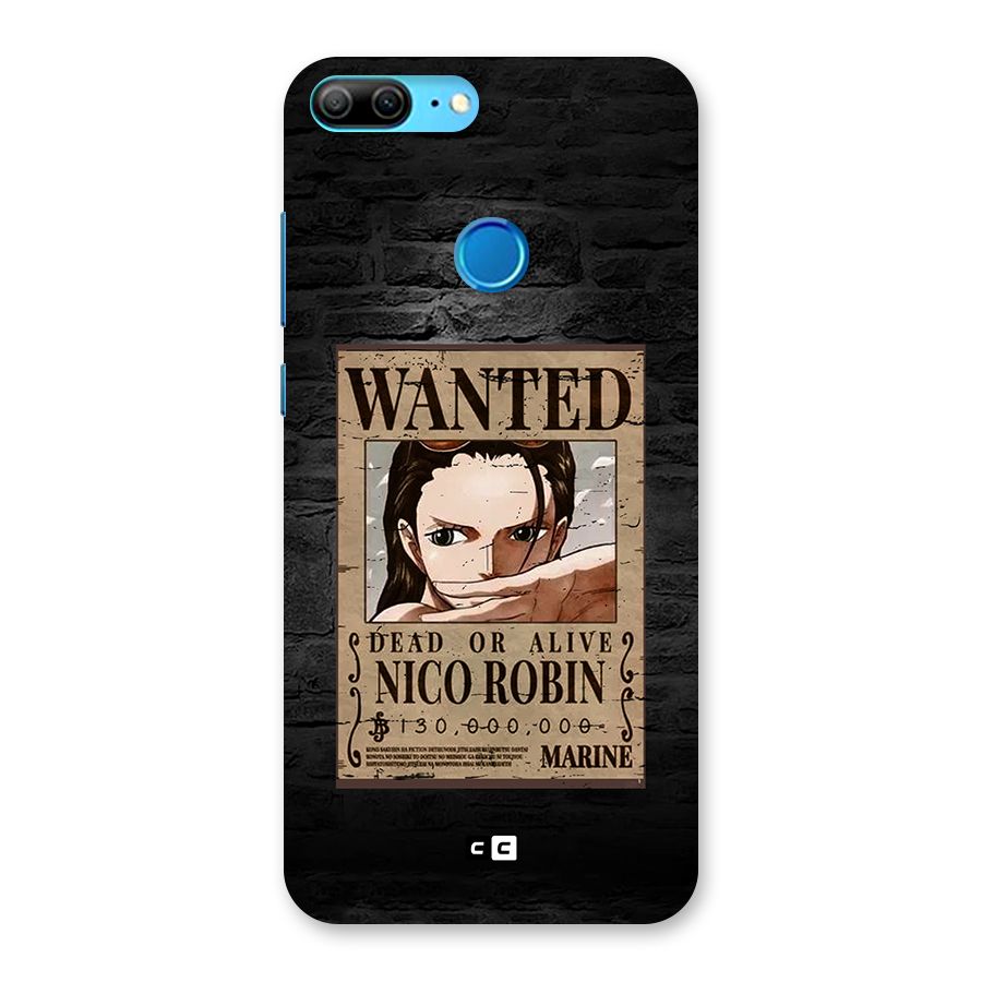 Nico Robin Wanted Back Case for Honor 9 Lite