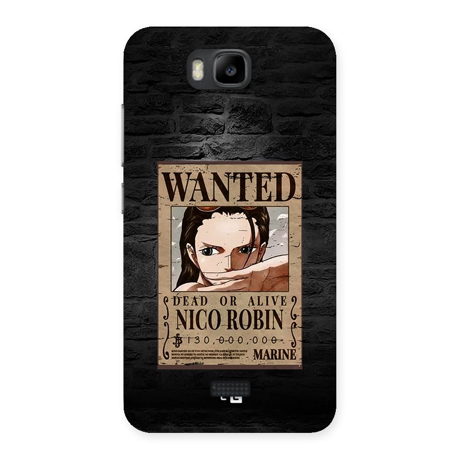 Nico Robin Wanted Back Case for Honor Bee